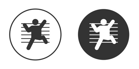 People Climbing icon logo design illustration template. Solid Style
