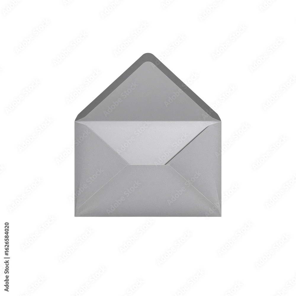 Poster minimalist open envelope illustration against a clean backdrop conveys message invitation or