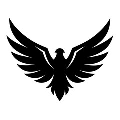 Obraz premium Wings bird icon line airt vactor outline Illustrations on white background