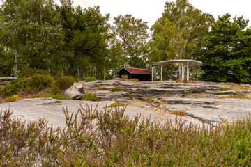 Schutzhütte auf dem Großen Zschirnstein in der Sächsischen Schweiz