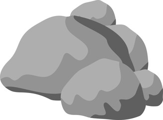 Rocks with Grass Illustration