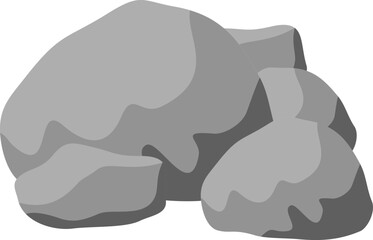 Rocks with Grass Illustration
