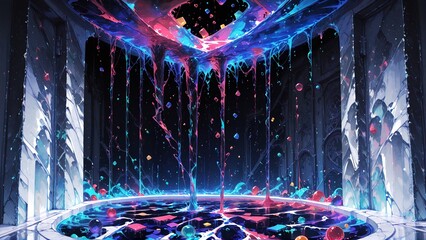 abstract fractal background