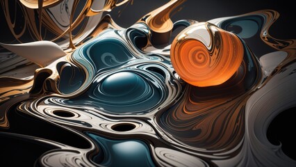 abstract fractal background