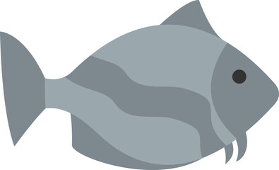 Fish Flat Illustration