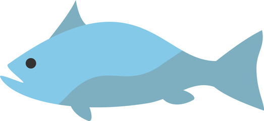 Fish Flat Illustration
