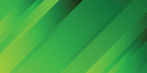Abstract green sporty background template vector with shiny lines and lights. Green background with strong pattern design.Eps10 vector © Fahrus sinatria