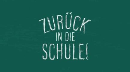 Obraz premium zurück zur Schule