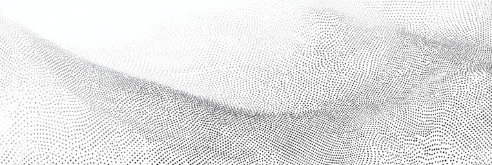 Dotted undulating surface in monochromatic shades creates a textured and visually engaging abstract field