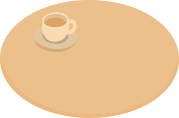 Coffee Cup on Table