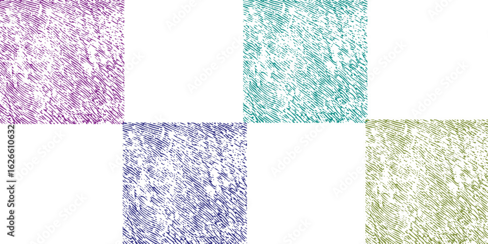 Poster abstract geometric pattern with textured elements in a colorful grid arrangement for modern design a