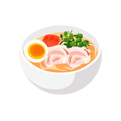 Goi Cuon, flat style 2D vector image, isolated on a white background