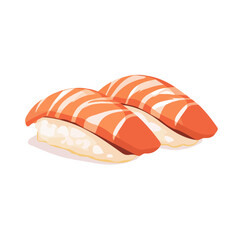 Katsuobushi, flat style 2D vector image, isolated on a white background