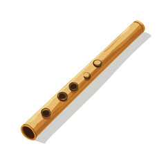 2D flat vector illustration of a Flute Headjoint Cork in icon style, isolated on white background