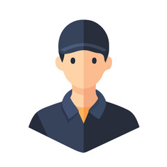 2D flat vector illustration of a Faworki in icon style, isolated on white background