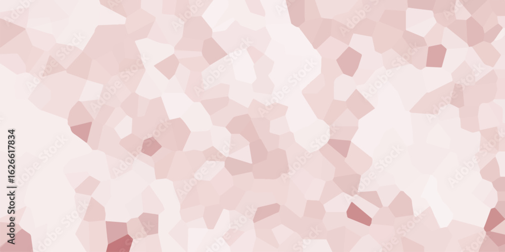 Aufkleber polygon pattern of light red and white forms a soft textured design suitable for modern digital or p
