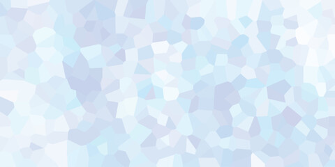 Mosaic pattern illustration in a cool palette of light blues and lavender creating a textured design suitable for a wide range of applications