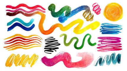 Colorful abstract art design