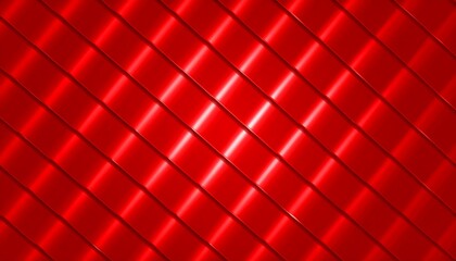 Red diagonal tiled surface