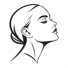 beauty-girl-face-silhouette-vector-