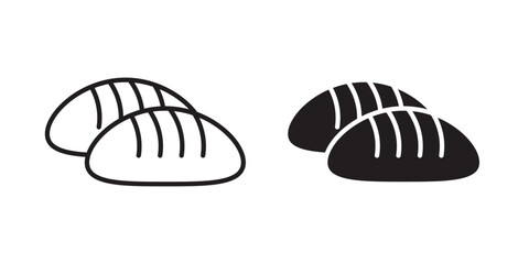 Steamed bread icon, outline style icon for web site or mobile app, vector graphics