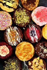 Americano cream cookies with different fillings