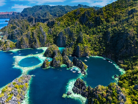 Twin Lagoon at Coron, Palawan, Philippines