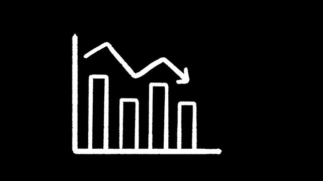 Easy to use doodle or scribble downward graph