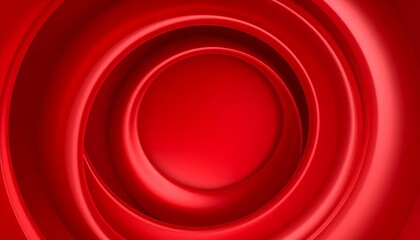 Abstract red swirling concentric circles