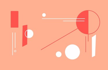 abstract random shapes wallpaper 