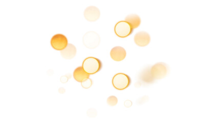 Vibrant golden bokeh lights dance in a mesmerizing display, creating a sense of celebration and beauty in this image.