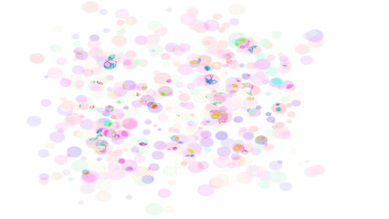 A captivating array of colorful bokeh, a delicate dance of blurred lights, creating an ethereal and dreamy effect, adding a touch of joy and celebration.