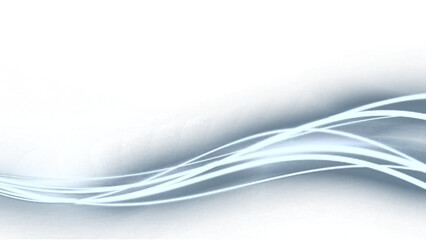 Dynamic, fluid light trails cascade across a clean surface, producing an ethereal, modern pattern. The composition evokes movement, energy, and a sense of futuristic design. 