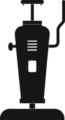 vector illustration of an electric drill