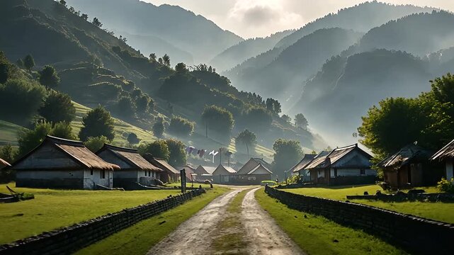 Small village in rural Madagascar