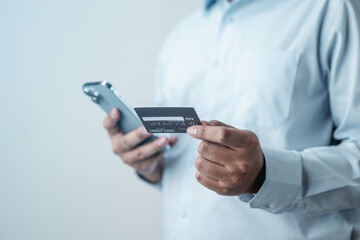 Credit card online shopping payment. Credit card electronics purchase consumer. E-commerce business. financial debt plan. Credit cashless paying. E commerce payment methods.