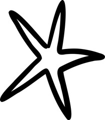 Simple Star Love Linework Art