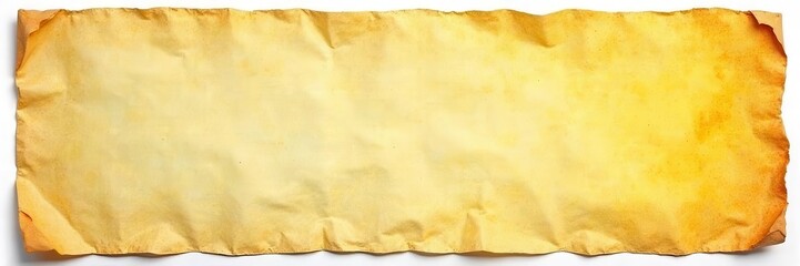 Aged, yellowed paper with creases and discoloration , yellowed, grunge