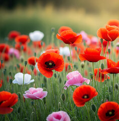 Fototapeta premium Walpaper Klatschmohn