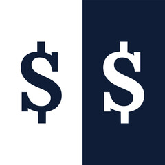 Dollar Sign Symbol Icon Vector Money Stock Vector.