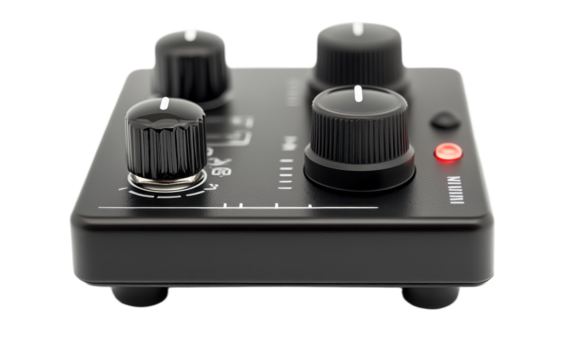 Auto tune pedal on transparent background, png