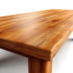 Smooth Wooden Tabletop Surface Natural Wood Grain Texture for Design Projects