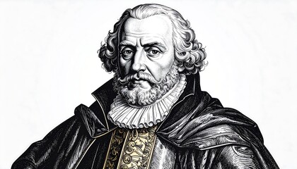 Obraz premium Portrait of a historical figure