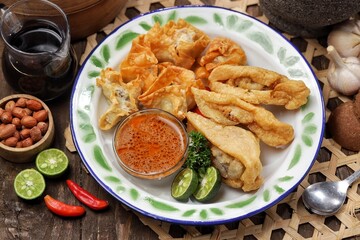 Batagor, is a typical Bandung snack which is now known in almost all parts of Indonesia.