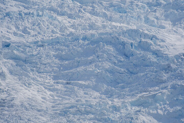 Breathtaking view of Svinafellsjokull Glacier showcasing icy textures and blue hues