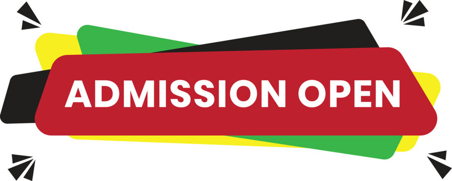 Modern Admission Open Poster – Colorful Educational Enrollment Banner Design