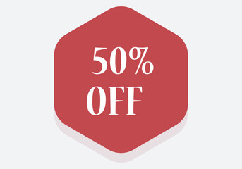 50 % off Offer Units and Sale Units 

