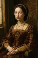 portrait of a young woman