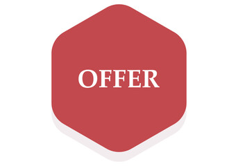 Best choice, order now, special offer, new and big sale banners. Red ribbons, tags and stickers. Megaphone label icon logo. Vector illustration.