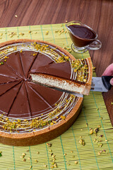 Torta de Pistache Chocolate Pistachio